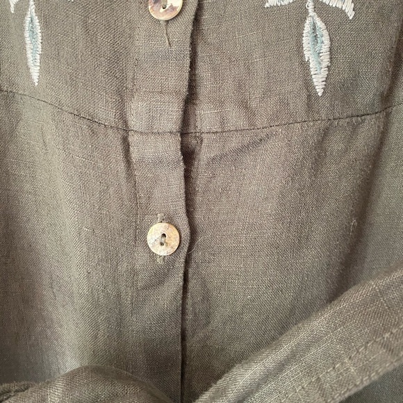 Johnny Was Bohemian LA Stevie Linen jumpsuit - Picture 10 of 14